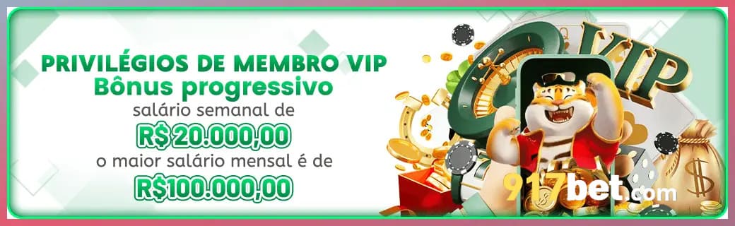 917BET bônus — cashback 15 por cento e níveis VIP